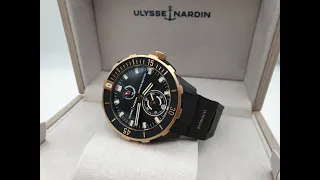 Обзор часов Ulysse Nardin Marine Diver Chronometer Monaco 44 mm 1185-170LE-3/BLACK-MON