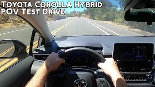 2022 Toyota Corolla Hybrid POV Test Drive