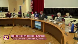 12/16/2019 Burlington City Council