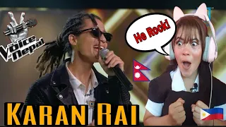 Reacting On Karan Rai Blind Audition ||Voice Of Nepal ||Season 4|| Theresa Oyao