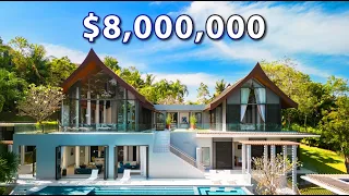Touring a LUXURIOUS $8M TROPICAL Villa in Cape Yamu, Phuket