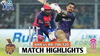 KKR vs RR 70th Match IPL 2024 Highlights | IPL Highlights 2024 | Cricket ipl 2024 highlights today