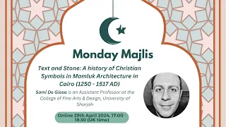 Sami De Giosa - Christian Symbols in Mamluk Architecture in Cairo
