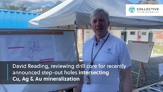 Recently Announced Step-out Holes Intersecting Cu, Ag & Au