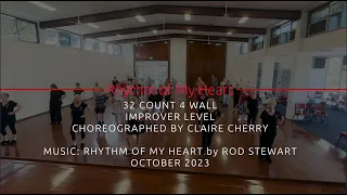 RHYTHM OF MY HEART | Improver Line Dance