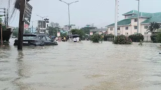 Several Areas Flooded in Imphal , Manipur.. #ISBT Khuman Lampak danger oire...