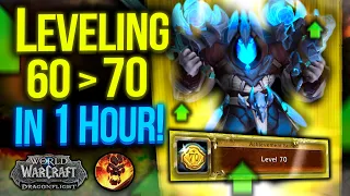 Fastest leveling 60-70 Leveling Under 1 HOUR! Dragonflight Power Leveling Guide