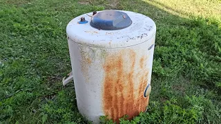 How to make a barbecue from a water heater with your own hands !!!