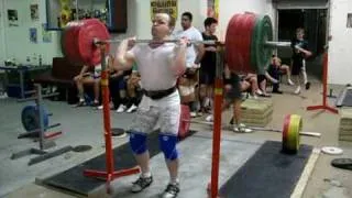 Ben 140Kg F Snatch, 190Kg Front Squat for 3, 190Kg Jerk F