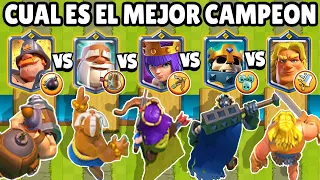 CUAL ES EL MEJOR CAMPEON? | OLIMPIADAS de CAMPEONES | NUEVO MONJE | CLASH ROYALE