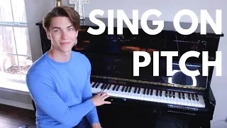 How to sing on pitch (This exercise will improve pitch instantly)