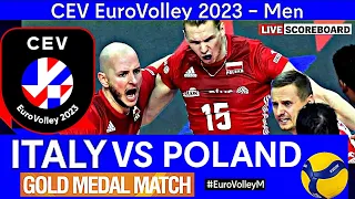 Live: ITALY vs POLAND | THE FINALS | CEV EUROPEAN CHAMPIONSHIP MEN'S VOLLEYBALL 2023