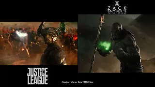 Justice League Comparison: 2017 vs. 2021 | Darkseid Vs. The Old Gods