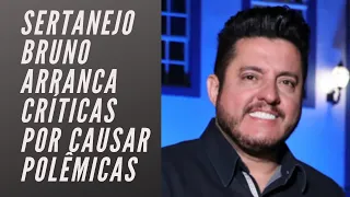 Sertanejo BRUNO, é criticado por conta das polêmicas em live.