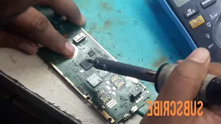 nokia 230 lcd white problem (power Supply  reading 30-40)