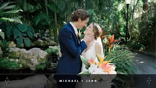 Michael + Jenn | Tropical Spring Wedding at the Sunken Gardens | St. Petersburg, Florida