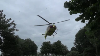 #Traumahelikopter landing Klapwijk #Pijnacker - Trauma helicopter