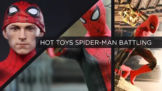 Hot toys Spiderman no way home battling suit