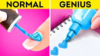 SMART AND SNEAKY SCHOOL HACKS || Coolest Crafts & Tricks To Become Popular by 123GO! SERIES