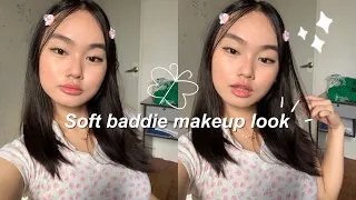 SOFT BADDIE MAKEUP LOOK|| pinkflash+ watsons products