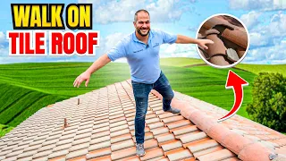 How to Walk on Tile Roofs SAFELY