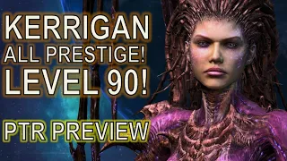 Level 90 Kerrigan Prestige Preview! ALL Prestige Talents! [Starcraft II Co-Op]