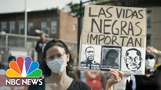 Latino Community Marches In Solidarity With Black Lives Matter Movement | NBC News