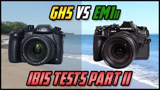 GH5 vs EM1ii IBIS Tests Part 2 - Do Olympus IS Lenses on GH5 Help? Lens Tutorial