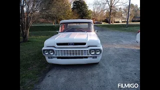 1959 f100 Crown Vic frame swap