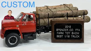 Thank You for 1k Subscribers DCP Diecast Promotions Highway 61 Custom 16th Scale Chevy C65 Log Truck