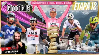 🔴(EN VIVO)  Etapa 12🔥GIRO DE ITALIA 2024 🚴‍♂️POGACAR, NARVAEZ, MOLANO, MARTINEZ, QUINTANA #ciclismo
