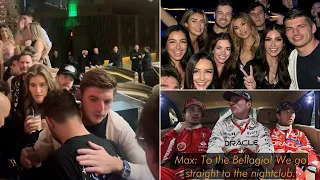 Max Verstappen really went partying to a Night Club after his #LasVegasGP win with Martin Garrix