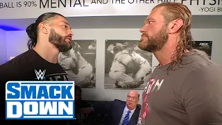 Edge approaches Roman Reigns to discuss WrestleMania showdown: SmackDown, March 26, 2021