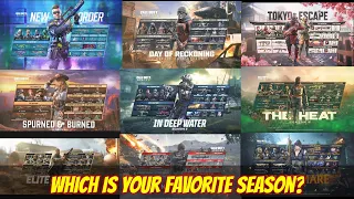 Cod mobile season 1-10 battle pass evolution 2021 / which is your favorite season?
