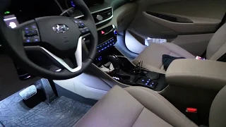 Hyundai Tucson Araç içi yer LED aydınlatma uygulaması