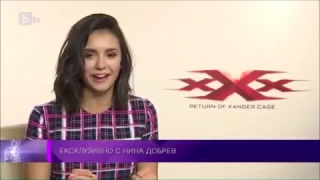 Nina Dobrev speaking Bulgarian 2017