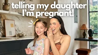 Telling My Daughter IM PREGNANT! *Her Reaction*