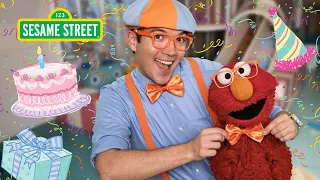 Sesame Street: Elmo’s Surprise Birthday Party with Blippi and Meekah! @Blippi