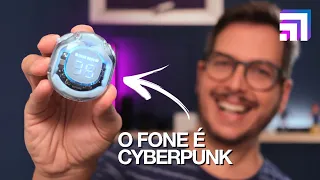 Esse Fone de Ouvido Transparente com LED é de cair o queixo! [Acefast Crystal T8]