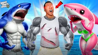 FRANKLIN Adopted By SHARK FAMILY In GTA 5!