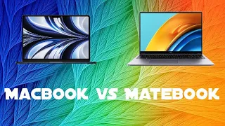 Apple Macbook Air M2 vs Huawei Matebook D16