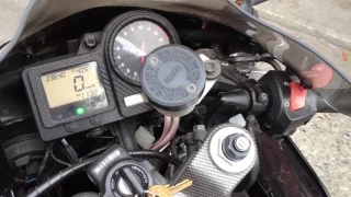 Honda CBR929RR 2000 Akrapovic exhaust sound