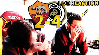 FINE. ROMA 2-4 SPEZIA [LIVE REACTION]