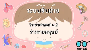 สรุป ร่างกายมนุษย์ ม.2 - ระบบขับถ่าย | Bio-oei