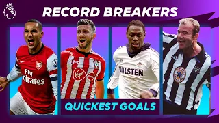 Unbelievable scenes! Every club's FASTEST Premier League goal