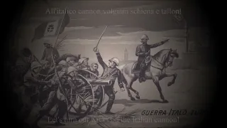 "Cin cin bum bum" - Italian Song from the Italo-Turkish war (+ English Subtitles)