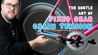 How to have a PERFECT FIXED GEAR CHAIN TENSION? My magic trick