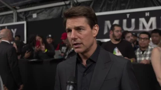 The Mummy: Tom Cruise "Nick Morton" Red Carpet Premiere Movie Interview | ScreenSlam