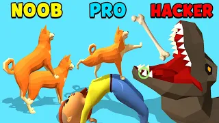 NOOB vs PRO vs HACKER - Move Animals