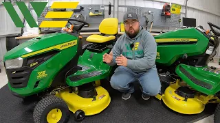 Should You Buy a John Deere S100 Series or X300 Series Riding Mower?